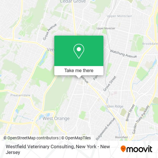 Mapa de Westfield Veterinary Consulting