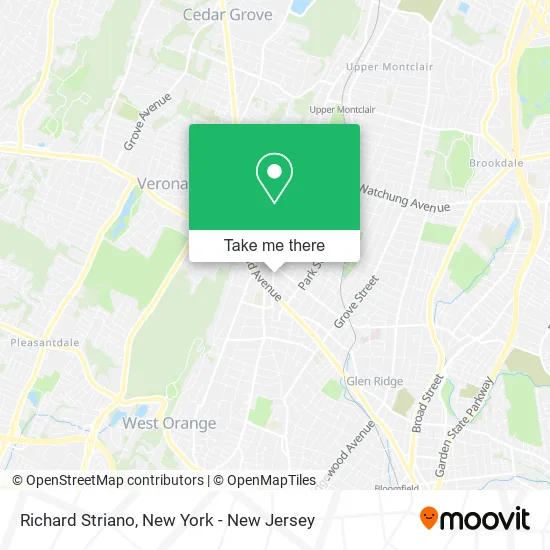 Richard Striano map