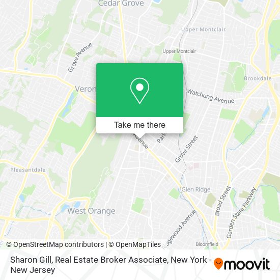 Sharon Gill, Real Estate Broker Associate map