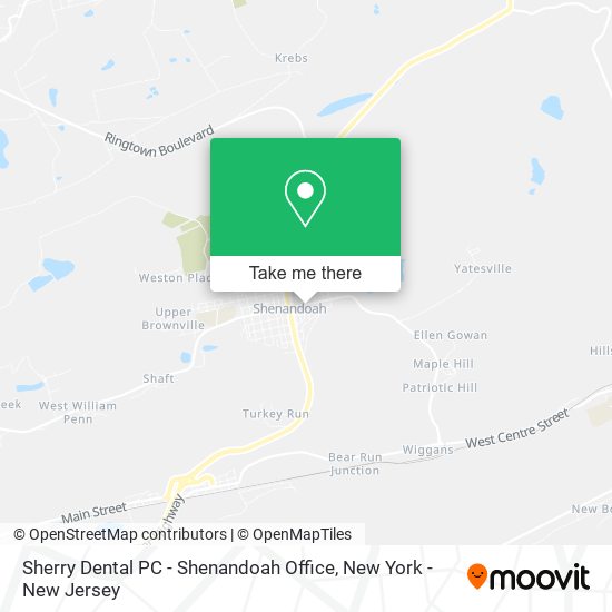 Mapa de Sherry Dental PC - Shenandoah Office