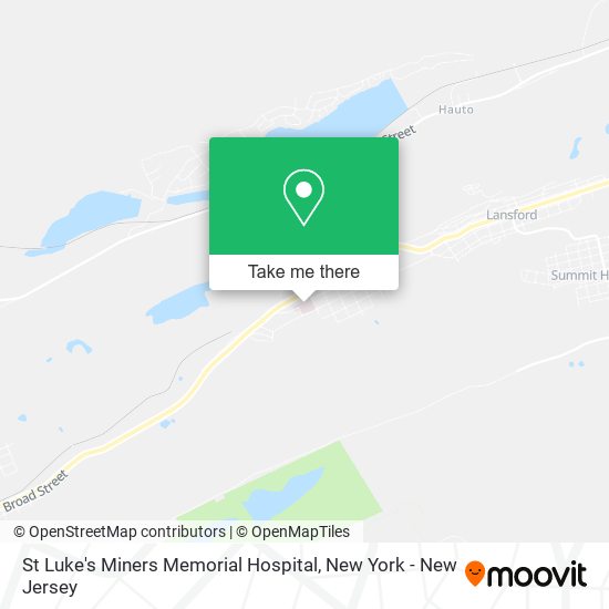 St Luke's Miners Memorial Hospital map