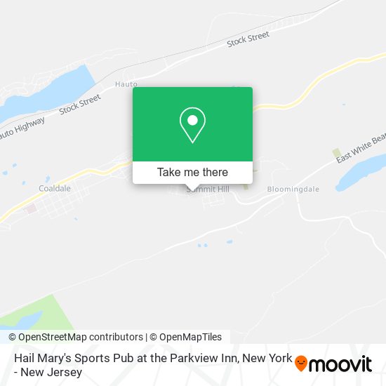 Hail Mary's Sports Pub at the Parkview Inn map