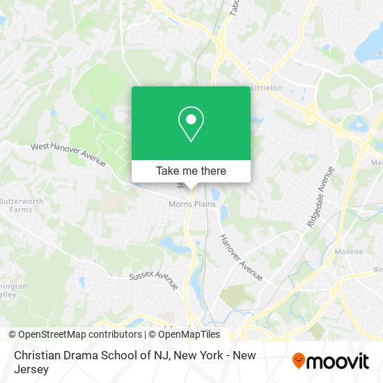 Christian Drama School of NJ map