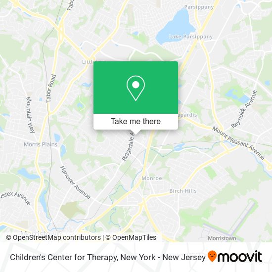 Mapa de Children's Center for Therapy