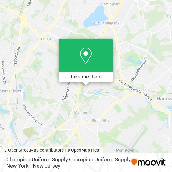 Champion Uniform Supply Champion Uniform Supply map