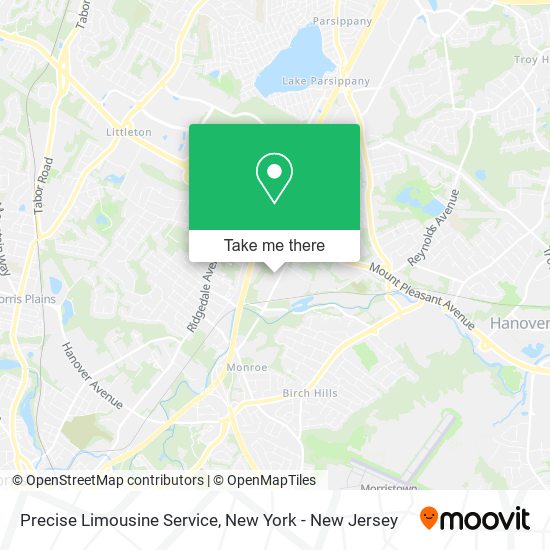 Precise Limousine Service map