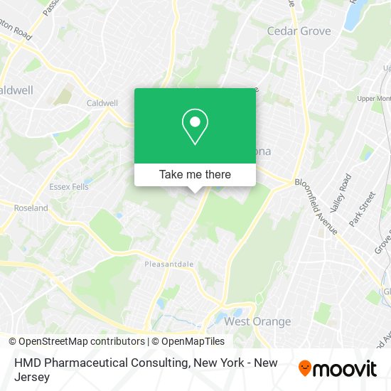 Mapa de HMD Pharmaceutical Consulting