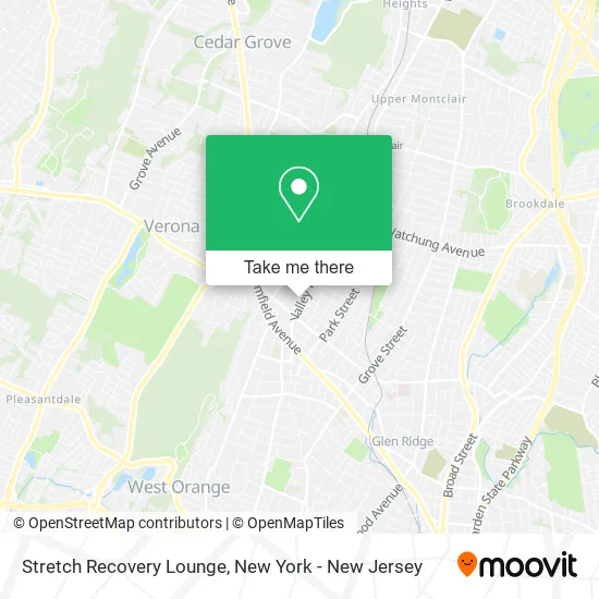 Stretch Recovery Lounge map