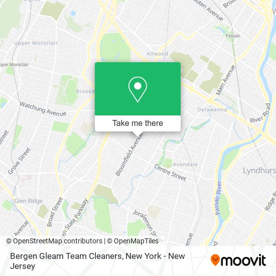 Mapa de Bergen Gleam Team Cleaners