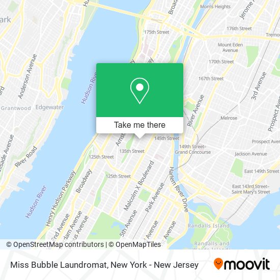 Mapa de Miss Bubble Laundromat