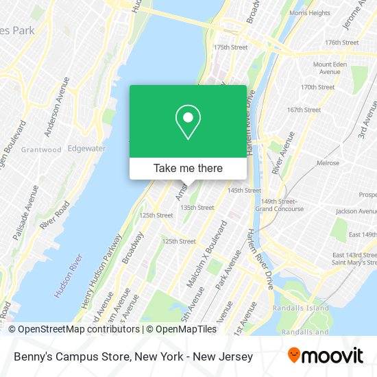 Mapa de Benny's Campus Store
