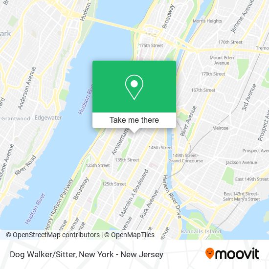 Dog Walker/Sitter map