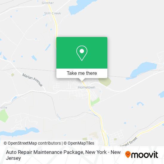 Mapa de Auto Repair Maintenance Package