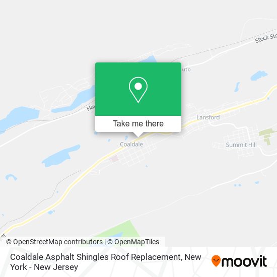 Coaldale Asphalt Shingles Roof Replacement map
