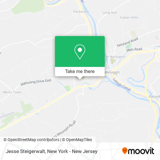 Mapa de Jesse Steigerwalt