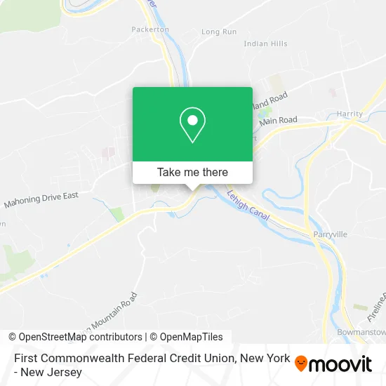 First Commonwealth Federal Credit Union map