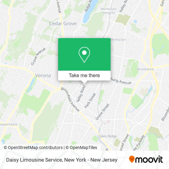 Daisy Limousine Service map