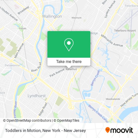 Mapa de Toddlers in Motion