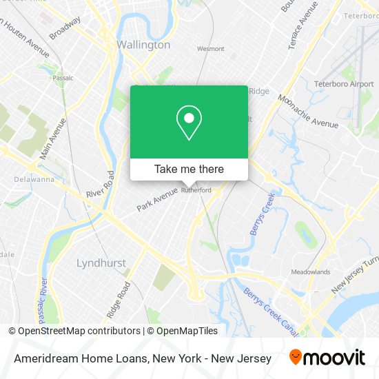 Ameridream Home Loans map