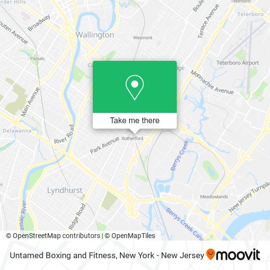 Mapa de Untamed Boxing and Fitness