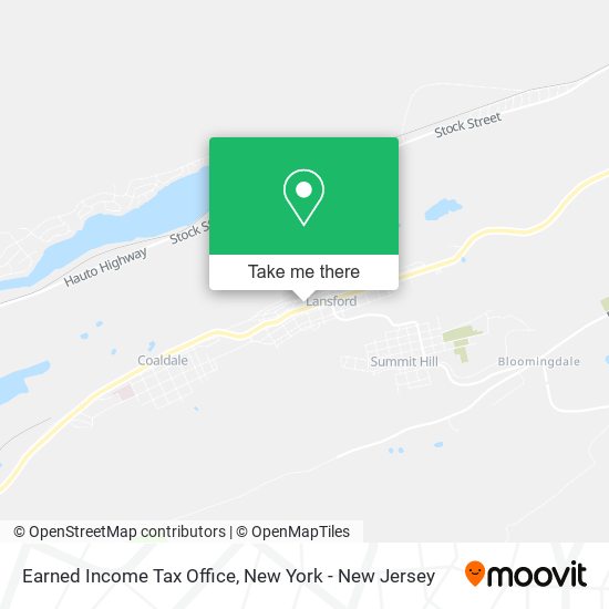 Mapa de Earned Income Tax Office