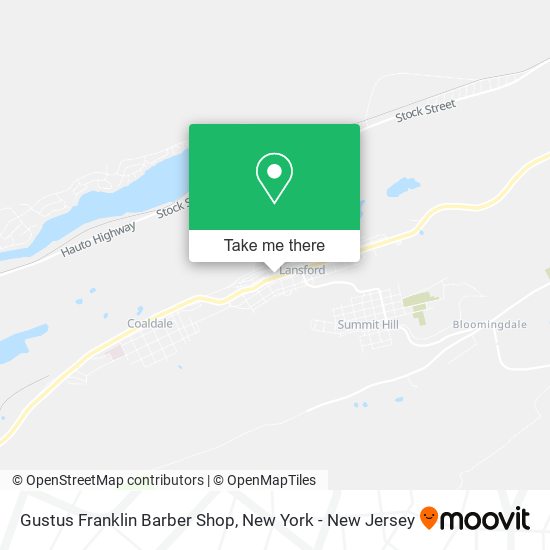 Mapa de Gustus Franklin Barber Shop