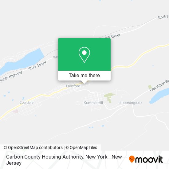 Carbon County Housing Authority map