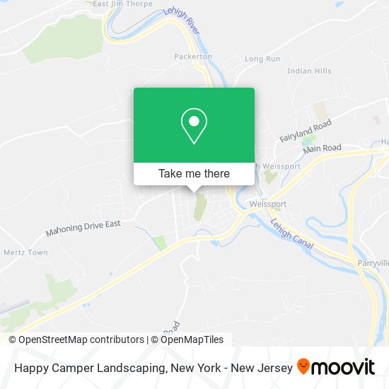 Happy Camper Landscaping map