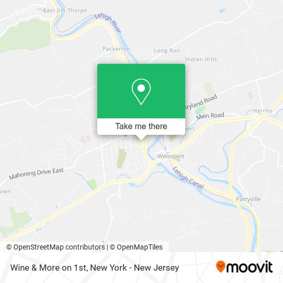 Mapa de Wine & More on 1st