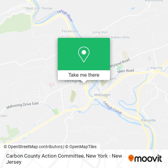 Mapa de Carbon County Action Committee