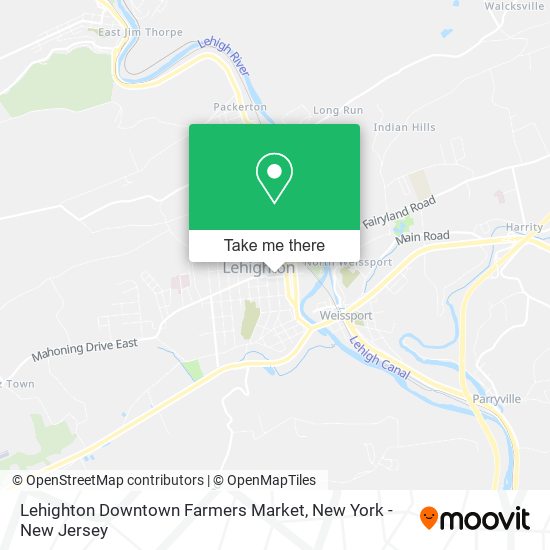 Mapa de Lehighton Downtown Farmers Market