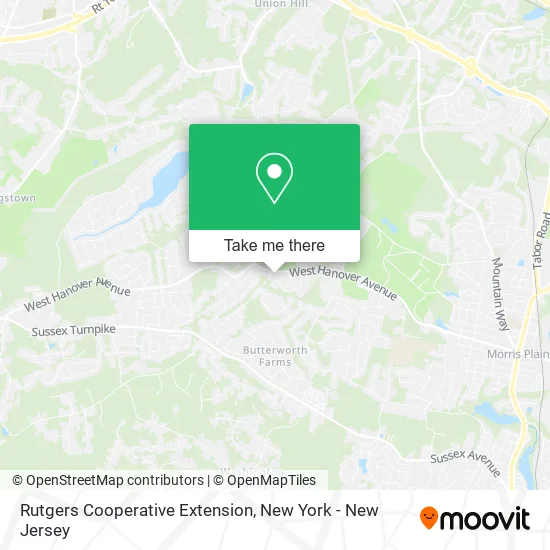 Rutgers Cooperative Extension map
