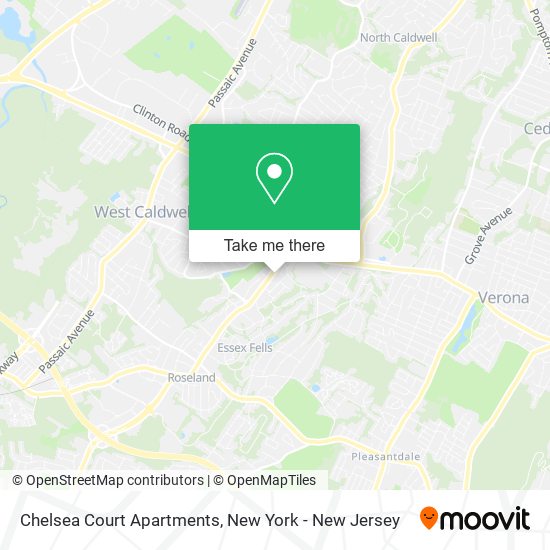 Mapa de Chelsea Court Apartments