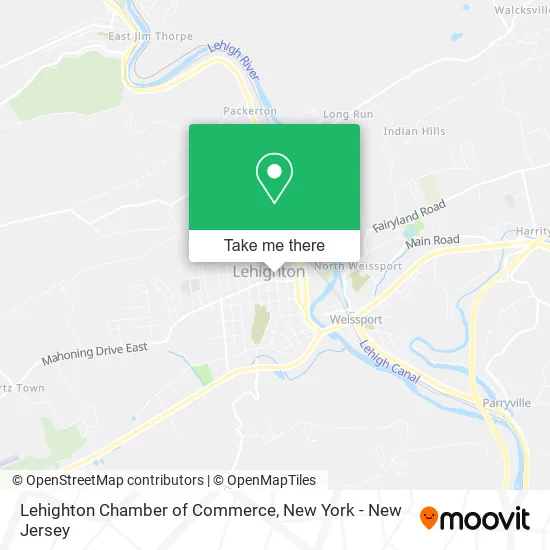 Lehighton Chamber of Commerce map