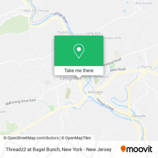 Threadz2 at Bagel Bunch map