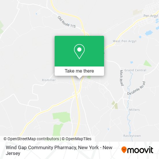 Mapa de Wind Gap Community Pharmacy