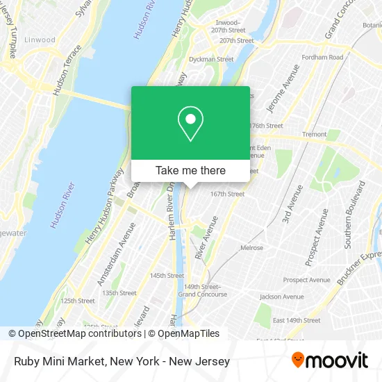 Ruby Mini Market map
