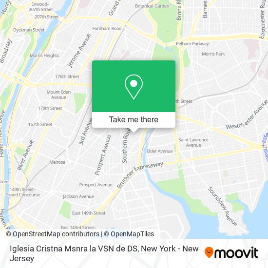 Iglesia Cristna Msnra la VSN de DS map