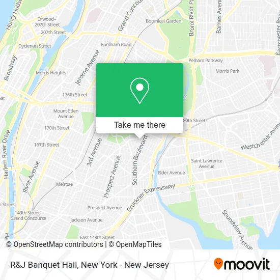 R&J Banquet Hall map