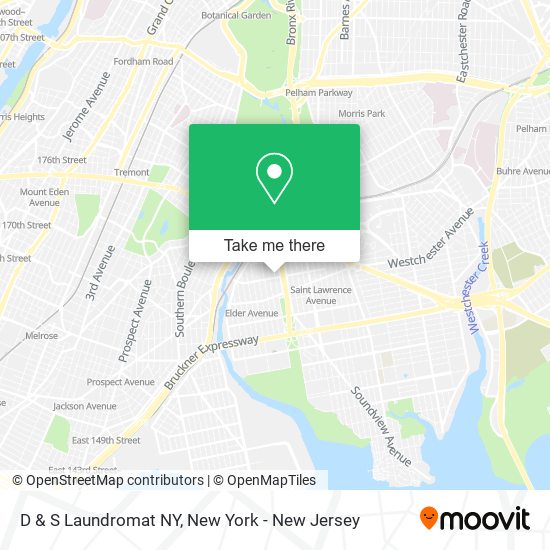 Mapa de D & S Laundromat NY