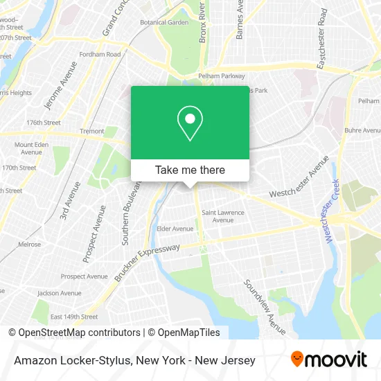 Amazon Locker-Stylus map