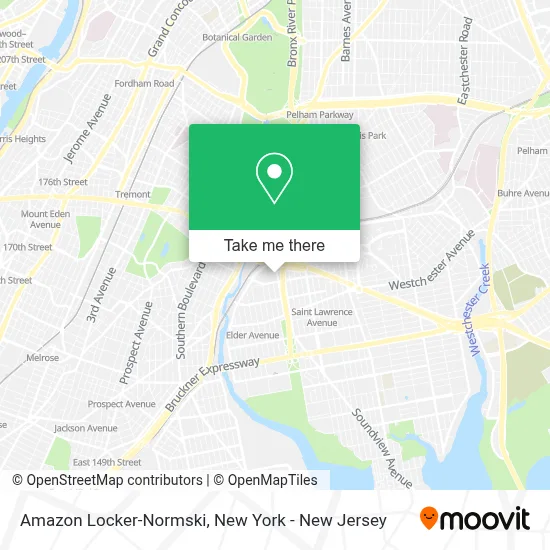 Amazon Locker-Normski map
