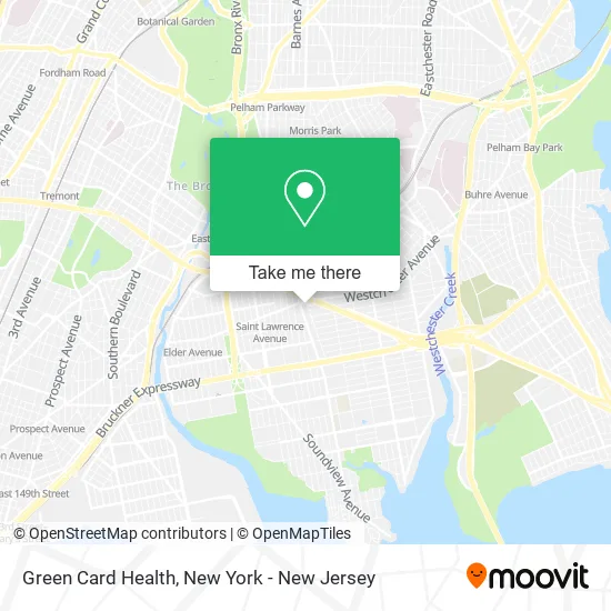 Green Card Health map