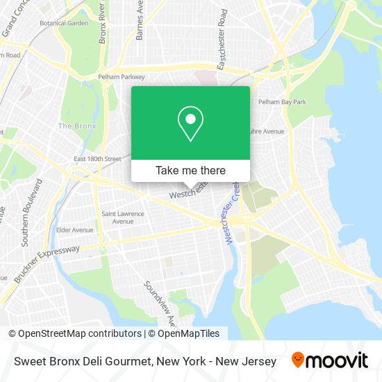 Mapa de Sweet Bronx Deli Gourmet