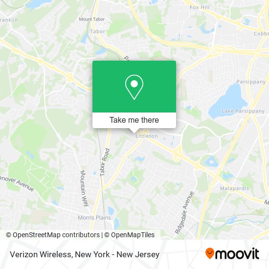 Verizon Wireless map