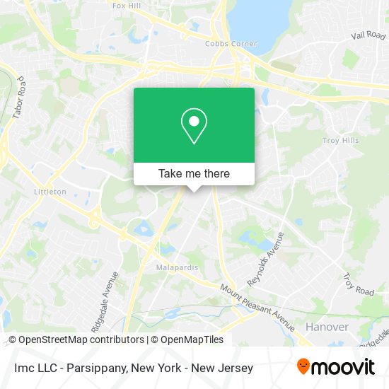 Mapa de Imc LLC - Parsippany