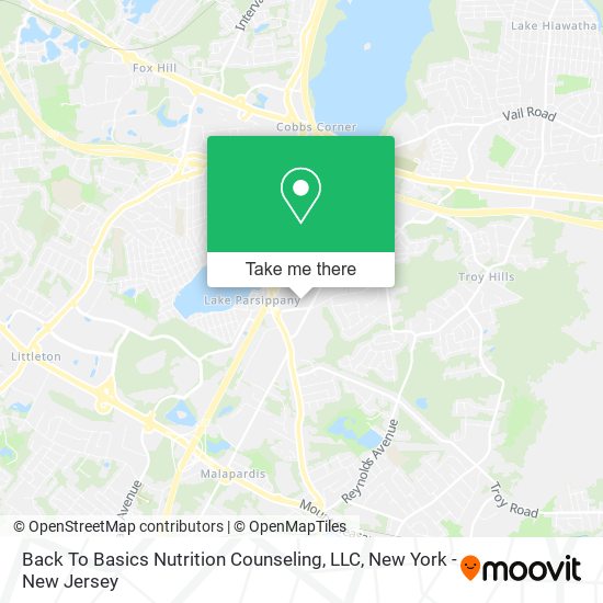 Back To Basics Nutrition Counseling, LLC map