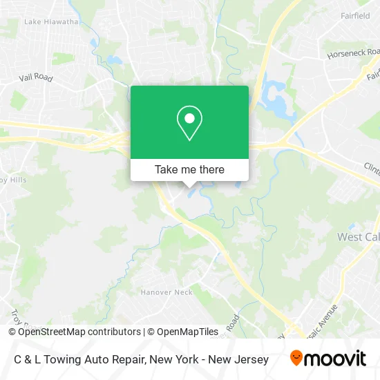 C & L Towing Auto Repair map