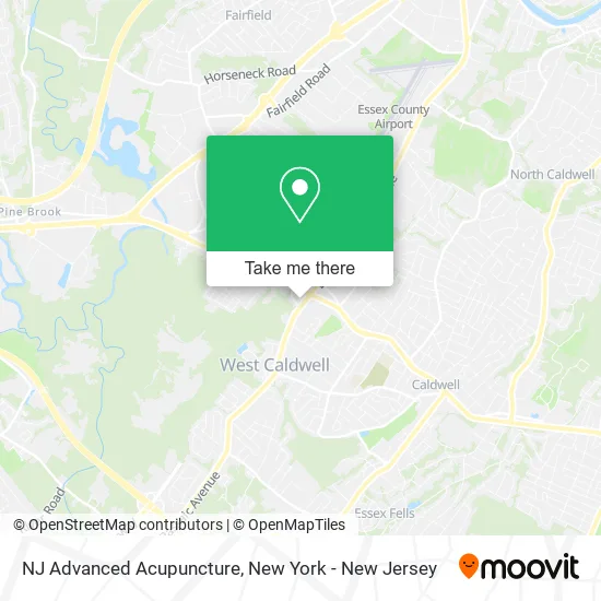 NJ Advanced Acupuncture map