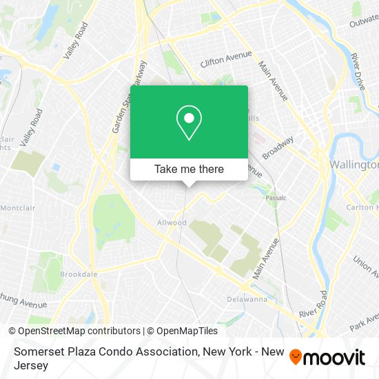 Somerset Plaza Condo Association map